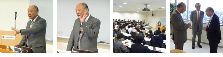公開講座「企業永続の条件~事業承継の観点~」慶應義塾大学 名誉教授 奥村昭博氏/講座の様子