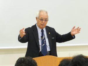 新潟綜合警備保障（株）取締役会長・廣田靖夫客員教授 【特別講義レポート】