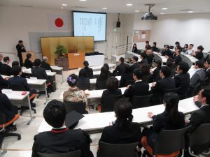 学位記授与式・修了式の様子