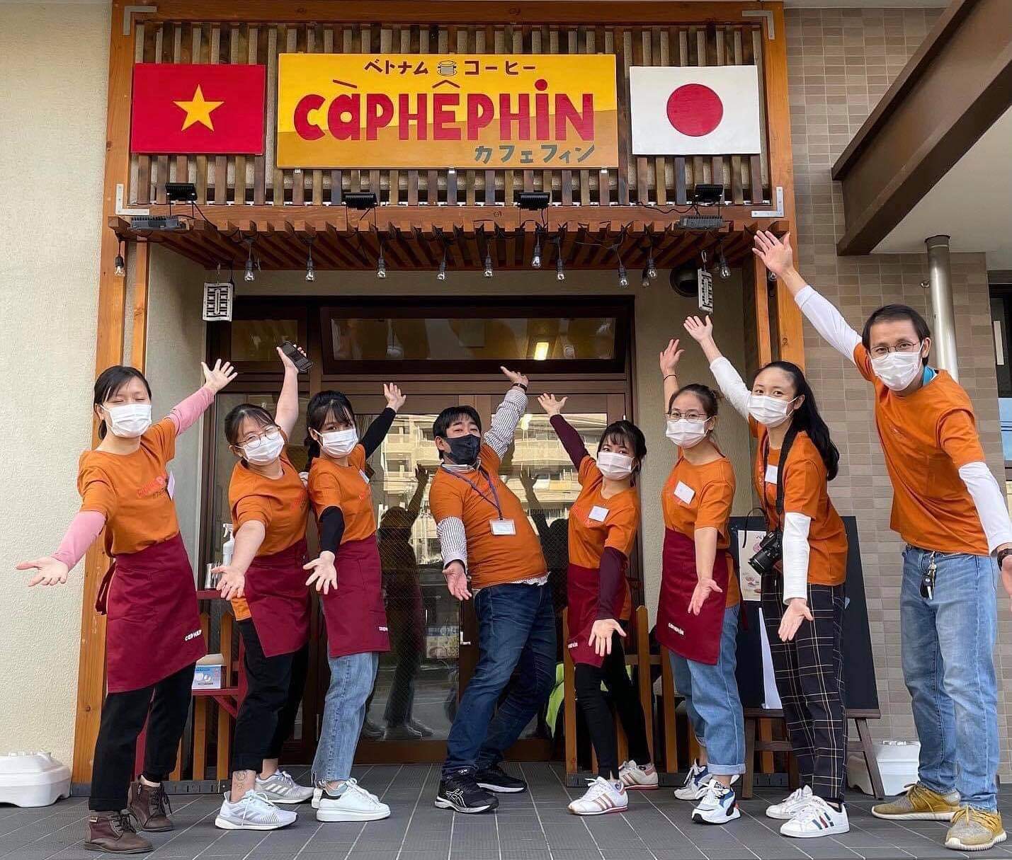ベトナム人修了生が起業したベトナムカフェ専門店「Caphe phin」試食会が大盛況にて終了