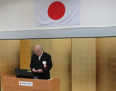 2020年度秋入学生・入学式が世界7ヵ国同時LIVE配信により挙行されました